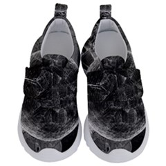 Space-universe-earth-rocket Kids  Velcro No Lace Shoes by Ket1n9