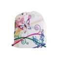 Butterfly Vector Art Drawstring Pouch (Large) View1