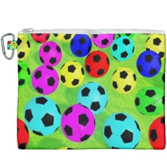 Balls Colors Canvas Cosmetic Bag (xxxl) by Ket1n9