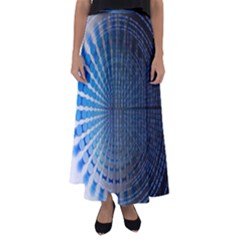 Data-computer-internet-online Flared Maxi Skirt by Ket1n9