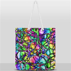 Network-nerves-nervous-system-line Full Print Rope Handle Tote (large) by Ket1n9