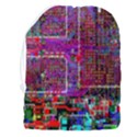 Technology Circuit Board Layout Pattern Drawstring Pouch (3XL) View2