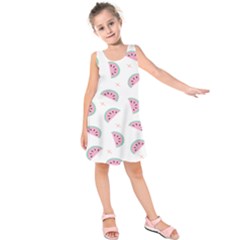 Watermelon Wallpapers  Creative Illustration And Patterns Kids  Sleeveless Dress by Ket1n9