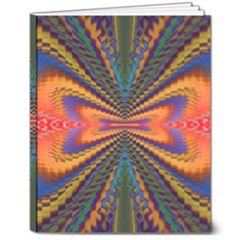 Casanova Abstract Art-colors Cool Druffix Flower Freaky Trippy 8  X 10  Softcover Notebook by Ket1n9