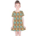 Owl Bird Pattern Kids  Simple Cotton Dress View1