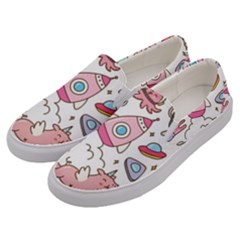 Set-kawaii-doodles -- Men s Canvas Slip Ons by Grandong