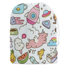 Set-kawaii-doodles -- Drawstring Pouch (3xl) by Grandong