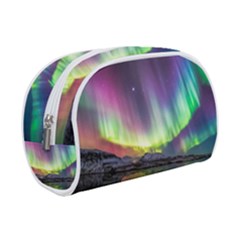 Aurora Borealis Polar Northern Lights Natural Phenomenon North Night Mountains Make Up Case (small) by Grandong