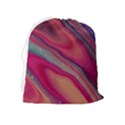 Stars Shimmering Galaxy Ocean Drawstring Pouch (XL) View2