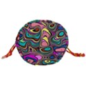 Bending Rotate Distort Waves Drawstring Bucket Bag View3