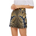 Fractal Spiral Infinite Psychedelic Mini Front Wrap Skirt View2