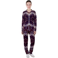 Rosette Kaleidoscope Mosaic Abstract Background Casual Jacket And Pants Set by Vaneshop