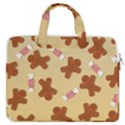 Gingerbread Christmas Time MacBook Pro 16  Double Pocket Laptop Bag  View1