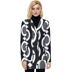 Blackandgrey Button Up Hooded Coat  by ByThiagoDantas
