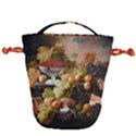Abundance Of Fruit Severin Roesen Drawstring Bucket Bag View1