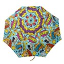 Comic Elements Colorful Seamless Pattern Folding Umbrellas View1