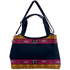Pattern Ornaments Africa Safari Summer Graphic Double Compartment Shoulder Bag by Amaryn4rt