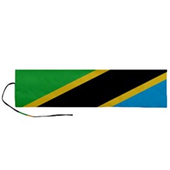 Flag Of Tanzania Roll Up Canvas Pencil Holder (l) by Amaryn4rt