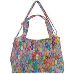 Sakura-cherry-blossom-floral Double Compartment Shoulder Bag by Amaryn4rt
