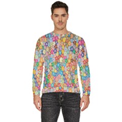 Retro Ethnic Background Pattern Vector Men s Fleece Sweatshirt by Amaryn4rt