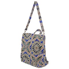 Ceramic-portugal-tiles-wall- Crossbody Backpack by Amaryn4rt