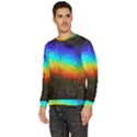 Rainbow-color-prism-colors Men s Fleece Sweatshirt View2