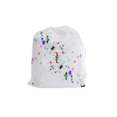 Star-structure-many-repetition- Drawstring Pouch (medium) by Amaryn4rt