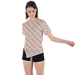 Christmas-wrapping-paper Asymmetrical Short Sleeve Sports T-shirt by Amaryn4rt