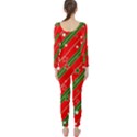 Christmas-paper-star-texture     - Long Sleeve Catsuit View2