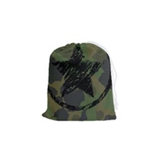Military-camouflage-design Drawstring Pouch (small) by Amaryn4rt