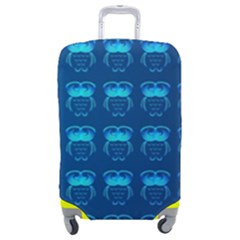 Bird Pattern Owl Drawing Luggage Cover (medium) by Pakjumat