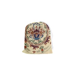 Vintage Antique Plate China Drawstring Pouch (xs) by Pakjumat