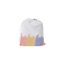 Border Frame Colorful Brush Strokes Drawstring Pouch (XS) View2