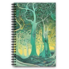 Nature Trees Forest Mystical Forest Jungle 5 5  X 8 5  Notebook by Pakjumat