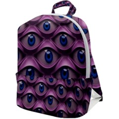 Artistic Eye Psychedelic Zip Up Backpack by Modalart