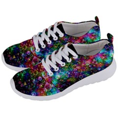 Psychedelic Bubbles Abstract Men s Lightweight Sports Shoes by Modalart