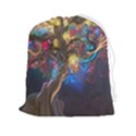 Psychedelic Tree Abstract Psicodelia Drawstring Pouch (2XL) View1