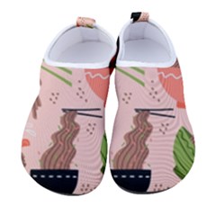 Doodle Yakisoba Seamless Pattern Women s Sock-style Water Shoes by Sarkoni