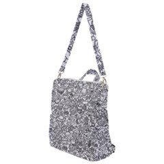 Food Doodle Pattern Crossbody Backpack by Sarkoni