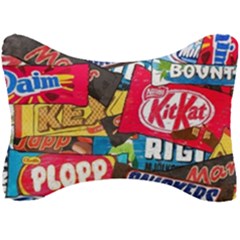 Pop Art Food Cute Patterns Seat Head Rest Cushion by Sarkoni