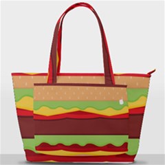 Cake Cute Burger Back Pocket Shoulder Bag  by Dutashop