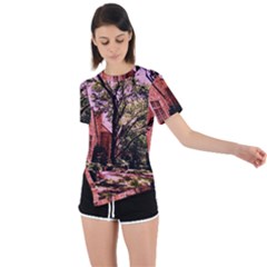 Hot Day In  Dallas-6 Asymmetrical Short Sleeve Sports T-shirt by bestdesignintheworld