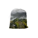 Residential Paddy Field Step Cloud Drawstring Pouch (Medium) View2