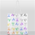 Rainbow Clown Pattern Full Print Rope Handle Tote (Large) View2