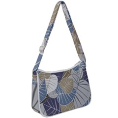 Ackground Leaves Desktop Zip Up Shoulder Bag by Amaryn4rt