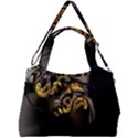 Fractal Mathematics Abstract Double Compartment Shoulder Bag View2