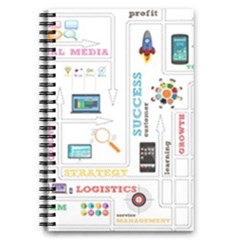 Illustrations Startup Business Organization 5 5  X 8 5  Notebook by Sarkoni