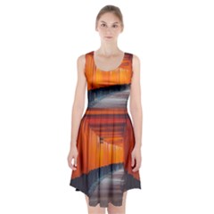 Architecture Art Bright Color Racerback Midi Dress by Amaryn4rt