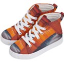 Architecture Art Bright Color Kids  Hi-Top Skate Sneakers View2