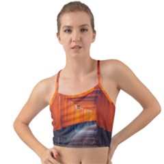 Architecture Art Bright Color Mini Tank Bikini Top by Amaryn4rt